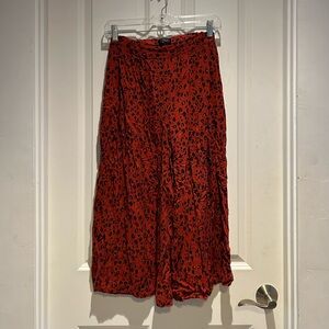 Lira Red Leopard Print Pants